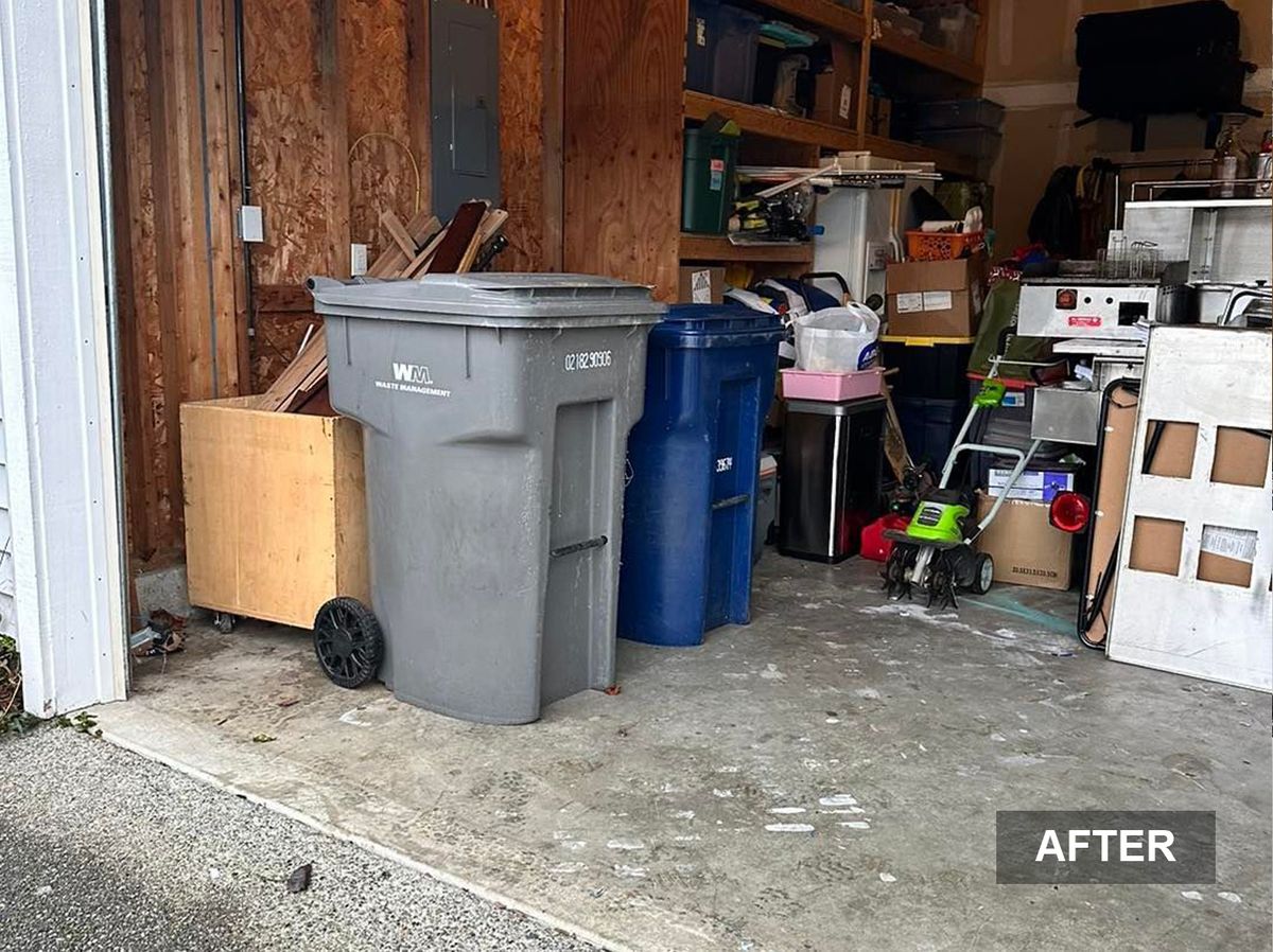 Garage Clean-Out — after
