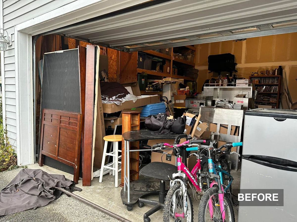 Garage Clean-Out — before