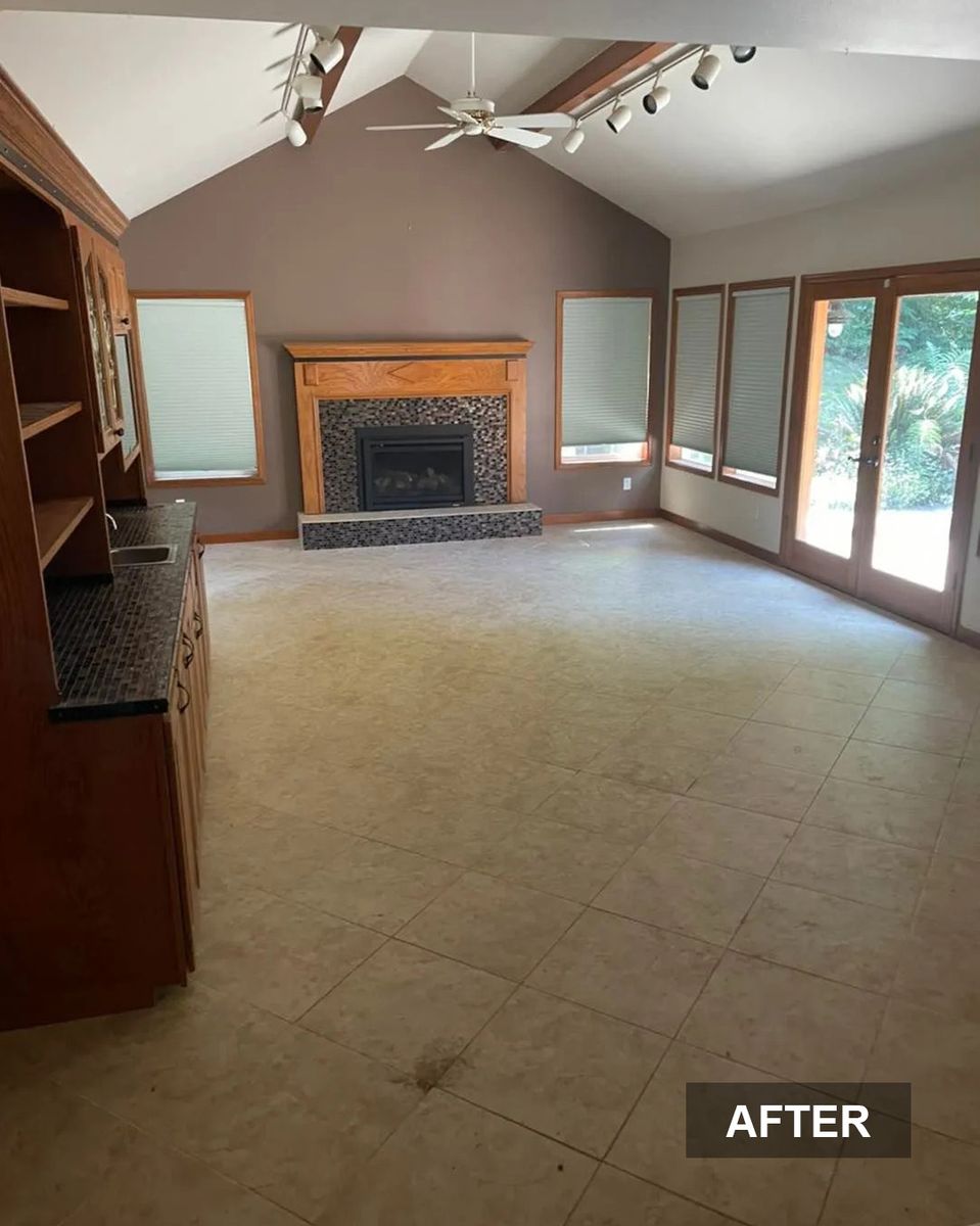 House Clutter Clean-Out — after