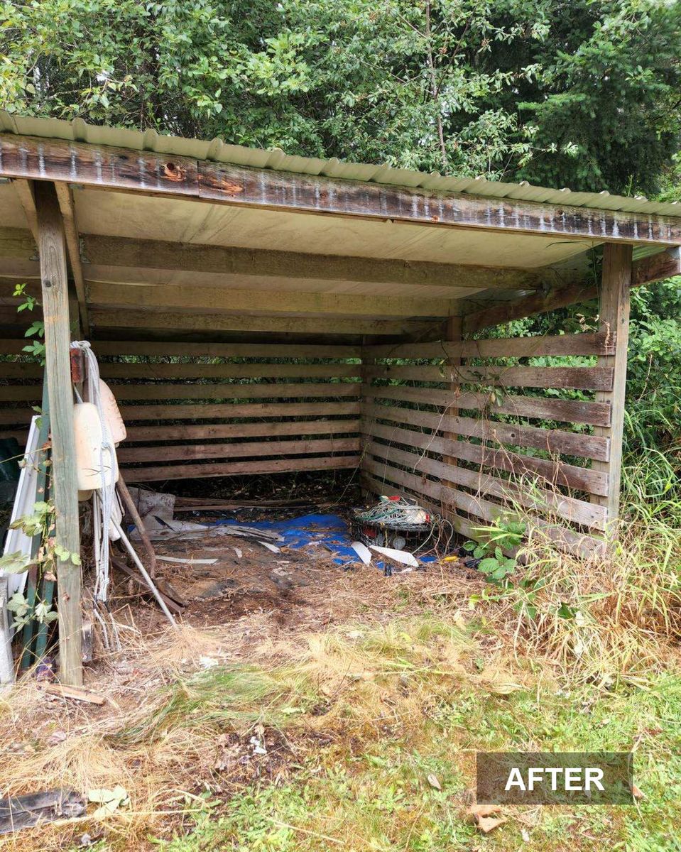 Shed Removal — after