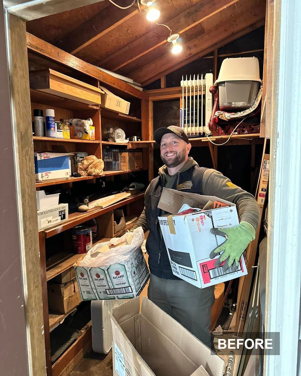 Shed Clean-Out — before